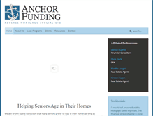 Tablet Screenshot of anchorfundingrmc.com